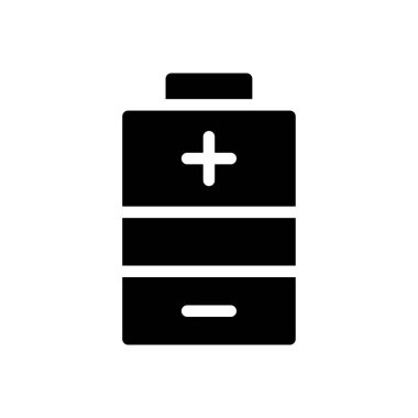 yükleme vektörü düz simgesi