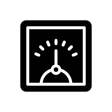 elektrik vektör sembolü düz simge