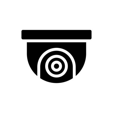 CCTV vektör simgesi düz simge