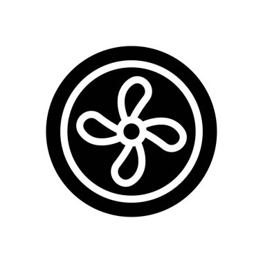 soğutma vektörü glifleri düz simge