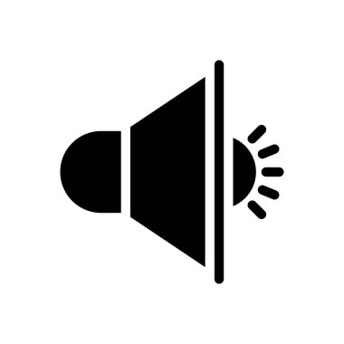 hacim vektörü düz simgesi