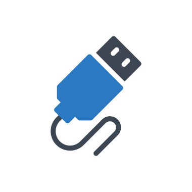 kablo vektörü renk simgesi