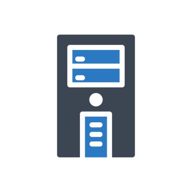 PC vektör renk simgesi