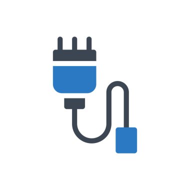 veri kablosu vektör renk simgesi