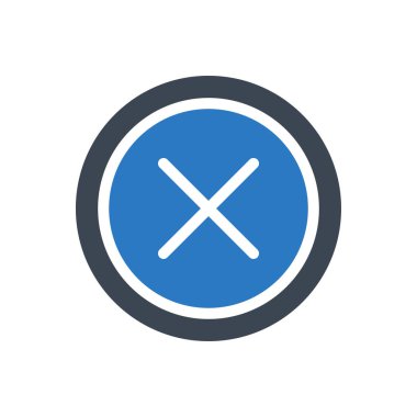 vektör renk simgesini kapat