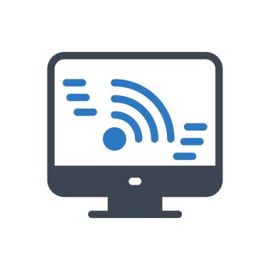 wifi vektör renk simgesi