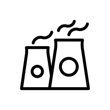 gas vector thin line icon