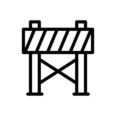 kurye vektörü ince çizgi simgesi