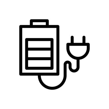 yük vektörü ince çizgi simgesi