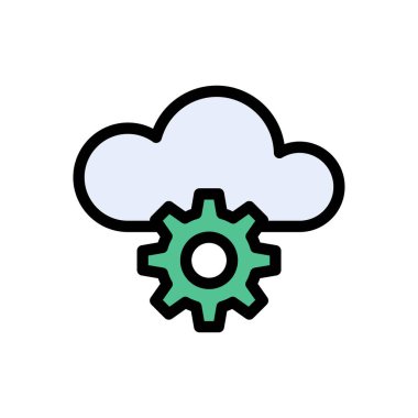 vektör düz renk simgesini yapılandır