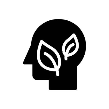 bitkisel vektör düz simgesi