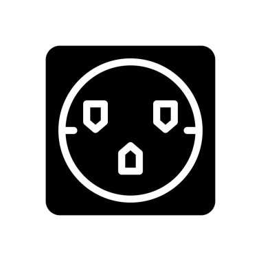 konnektör vektör düz simge