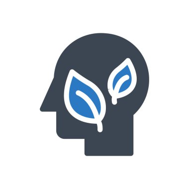 bitki vektörü ince çizgi simgesi