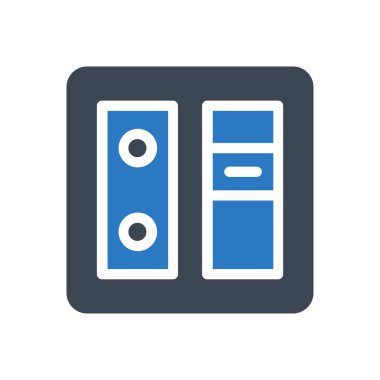 düğme vektörü ince çizgi simgesi