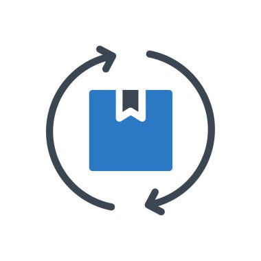 kutu vektörü ince çizgi simgesi