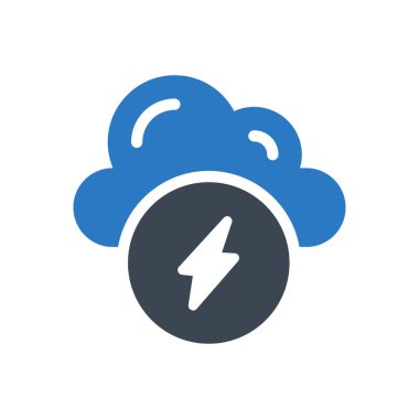 güç vektörü ince çizgi simgesi