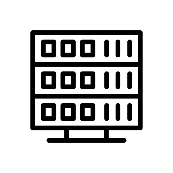 存储向量细线图标 — 图库矢量图片