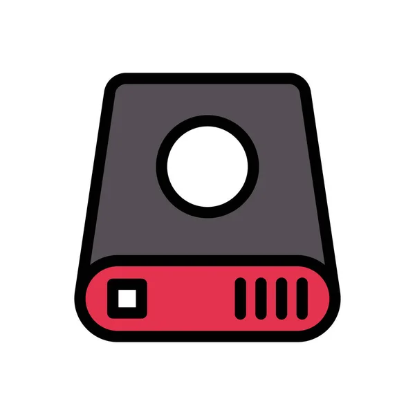 Storage Vector Flat Color Icon — Stock Vector