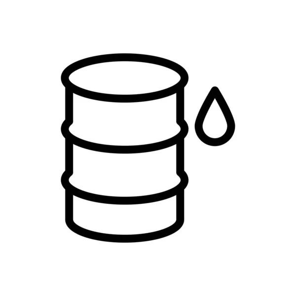 Drum Vector Dunne Lijn Pictogram — Stockvector