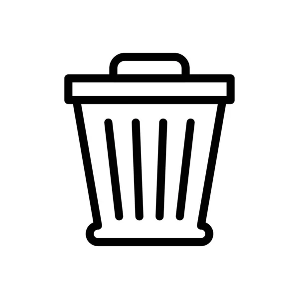 Recycle Vector Thin Line Icon — 스톡 벡터