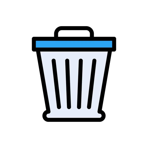 Recycle Vector Flat Color Icon — Stock Vector