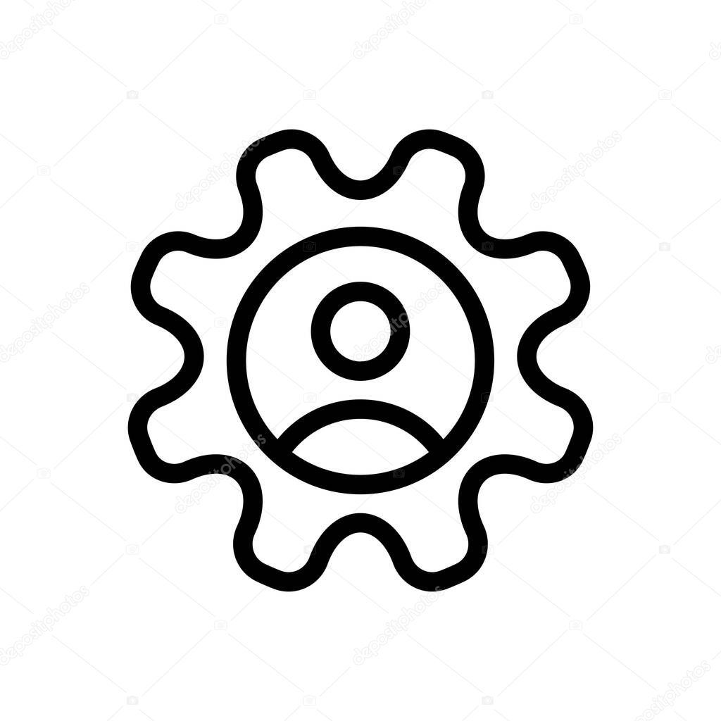 industrial  vector thin line icon