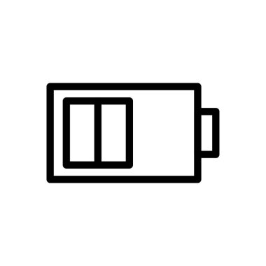 yük vektörü ince çizgi simgesi