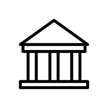 adacık vektörü ince çizgi simgesi