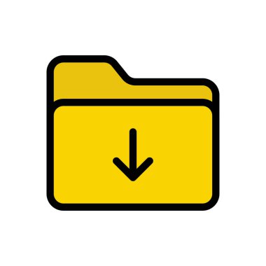 vektör düz renk simgesi indir