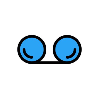 ses vektörü düz renk simgesi