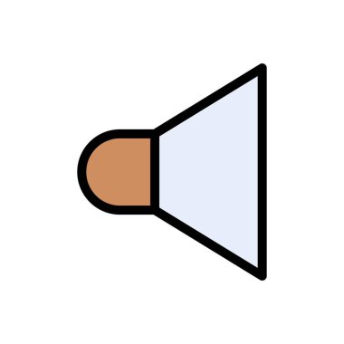 sessiz vektör düz renk simgesi