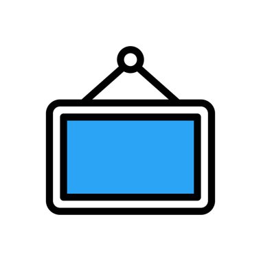 tahta vektörü düz renk simgesi