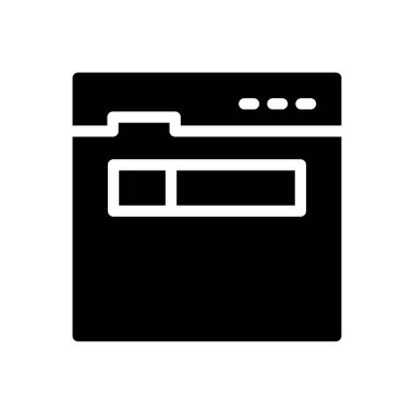 İnternet vektör simgesi düz simgesi