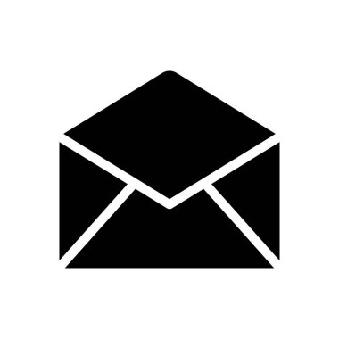 ileti vektörü düz simgesi