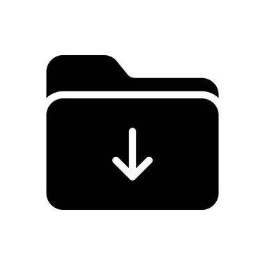 Vektör glyph düz simgesi indir