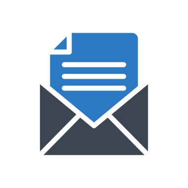 ileti vektör renk simgesi