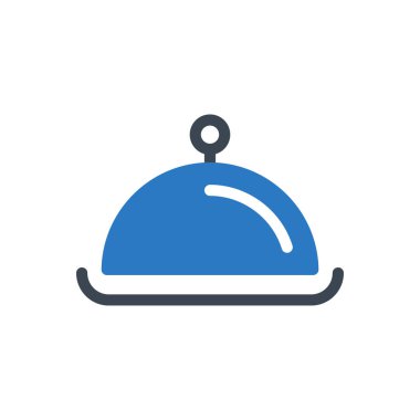 yiyecek vektörü renk simgesi