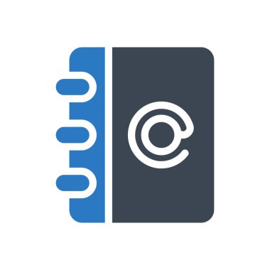 adres vektör renk simgesi