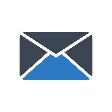 e-posta vektörü renk simgesi