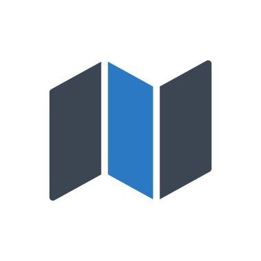 konum vektör renk simgesi