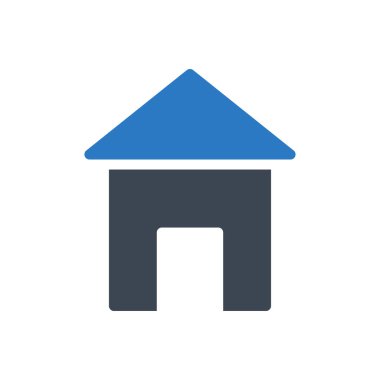 ev vektörü renk simgesi