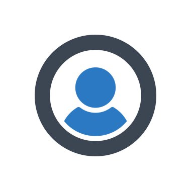 Hesap vektörü renk simgesi