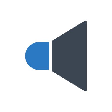 sessiz vektör kabartma renk simgesi