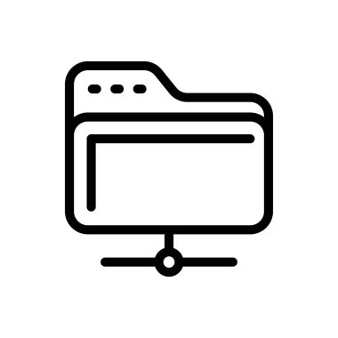 vektör ince çizgi simgesini paylaş