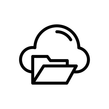 dosyalar vektör ince çizgi simgesi