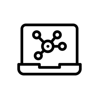 vektör ince çizgi simgesini paylaş