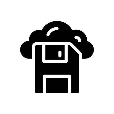 Disket vektör düz simge