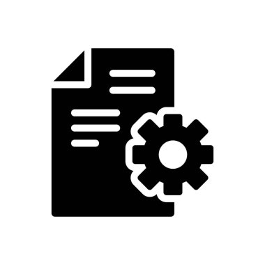 vektör glifini düz simge olarak ayarla