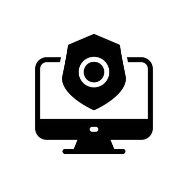 İnternet vektör simgesi düz simgesi