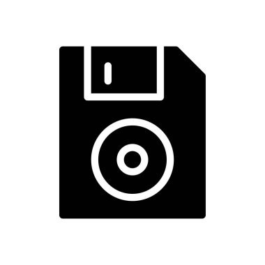 Disket vektör düz simge